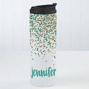 Sparkling Name Personalized Travel Tumbler