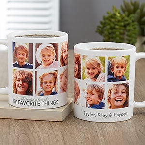 My Favorite Things White Photo Coffee Mug