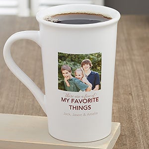 My Favorite Things Latte Photo Coffee Mug