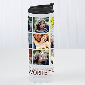 My Favorite Things Personalized Photo Travel Tumbler