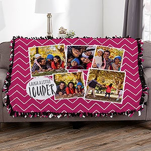 Favorite Memories 50x60 Photo Tie Blanket