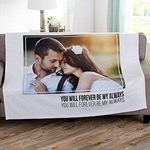 Wedding Photo 50x60 Sweatshirt Blanket