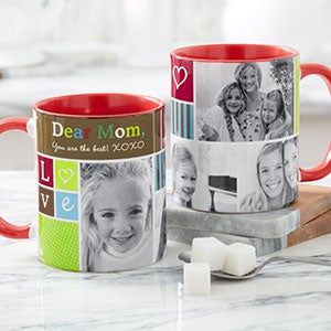 Photo Fun 11oz Red Personalized Coffee Mug