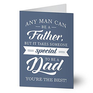 Personalized Father's Day Card - Special Dad