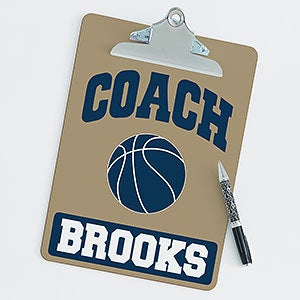 Personalized Clipboards For Basketball Coaches