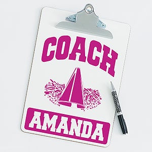 Personalized Clipboards For Cheerleading Coaches