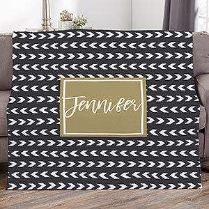 Pattern Play Personalized 50x60 Fleece Blanket