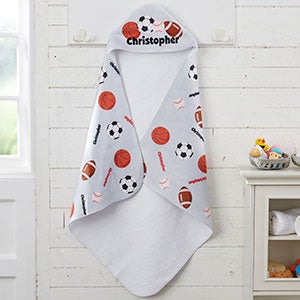 Personalized Hooded Towel -  All About Sports