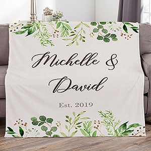 Laurels Of Love 50x60 Fleece Blanket