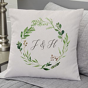 Laurels of Love Large Throw Pillow