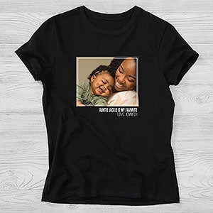 Photo Ladies Fitted Tee For Her - Ladies X-Large - Black