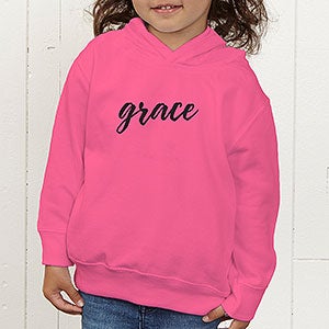 Just Being Me Personalized Toddler Hooded Sweatshirt - Toddler 4T - Royal Blue