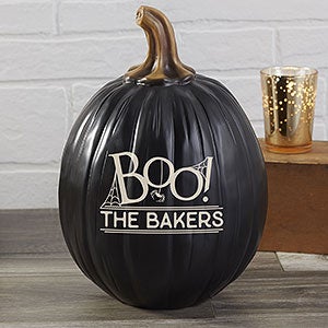 BOO! Large Personalized Pumpkin