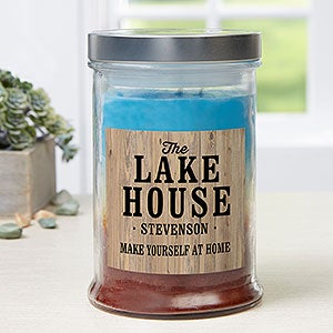 Personalized Candle - Home Away From Home