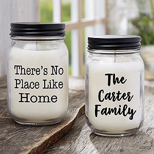 Personalized Mason Jar Candles - Add Any Text