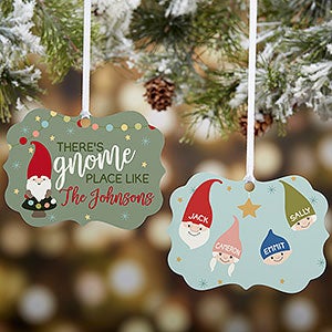 Personalized Gnome Family Christmas Ornament