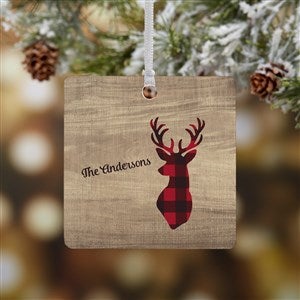 Personalized Christmas Ornaments - Cozy Cabin