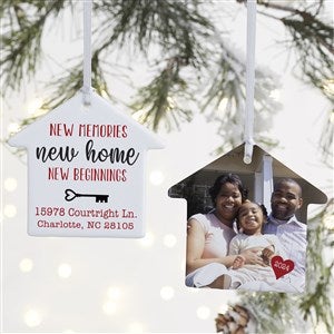 New Memories, New Home Personalized Photo Ornament