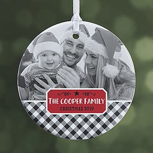 Photo Christmas Ornament - Farmhouse Christmas