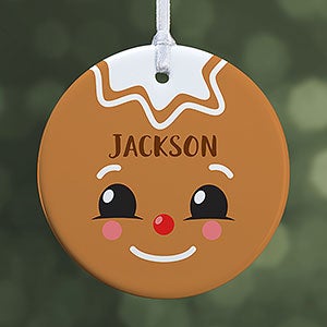 Gingerbread Characters Personalized Small Ornament