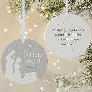 O Holy Night Personalized Religious Ornament