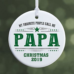 My Favorite People - Personalized Small Ornament