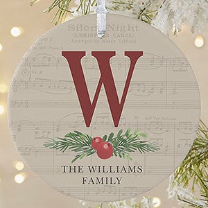 Nostalgic Noel Personalized Christmas Ornament