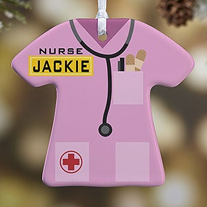 Personalized Nurse Ornament - Nurse Uniform