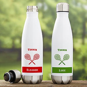 Tennis Personalized Insulated 17 oz. Water Bottle