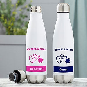 Cheerleading Personalized Insulated 17 oz. Water Bottle