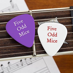 Personalized Band Guitar Picks - Set of 20