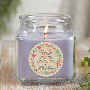 My Grandma, My Friend 10 oz Lilac Scented Candle Jar