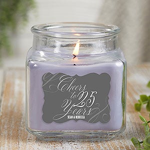 Cheers To Personalized 10 oz Lilac Scented Candle