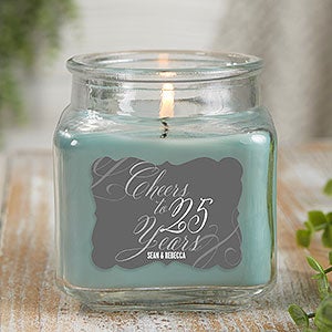 Cheers To Personalized 10 oz Eucalyptus Spa Scented Candle