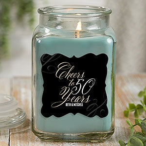 Cheers To Personalized 18 oz Eucalyptus Spa Scented Candle