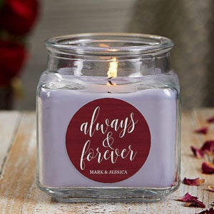 Always & Forever 10 oz Lilac Scented Candle Jar