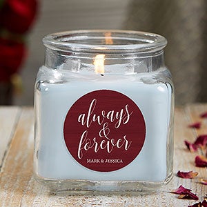 Always & Forever 10 oz Crystal Waters Scented Candle Jar