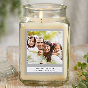 Picture Perfect 18 Oz Vanilla Scented Candle Jar