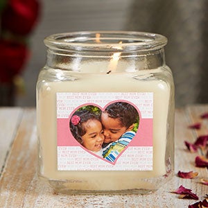 Love You This Much 10 oz Vanilla Scented Photo Candle