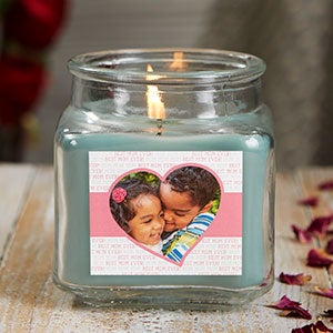 Love You This Much 10 oz Eucalyptus Scented Photo Candle