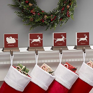 Nostalgic Noel Personalized Stocking Holders