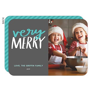 Very Merry Holiday Photo Card - Set of 15