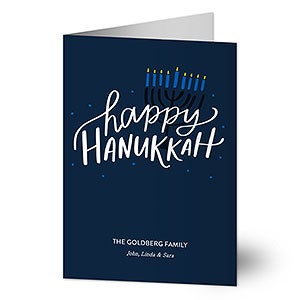 Happy Hanukkah Holiday Card