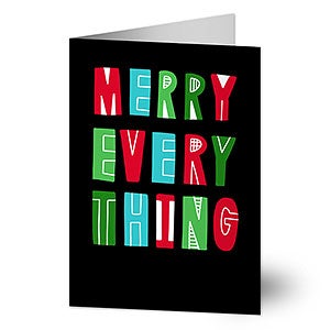 Merry Everything Premium Holiday Card - Set of 15