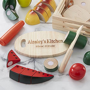 Personalized Melissa & Doug Cutting Food Set