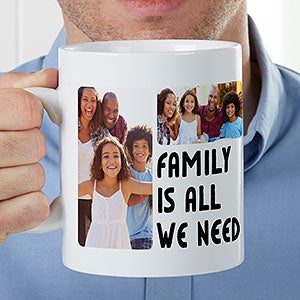 Personalized Oversized 5 Photo Coffee Mug