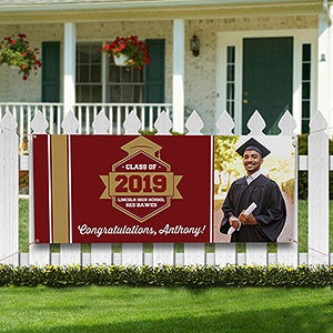 Personalized Graduation Photo Banner - Class Of...