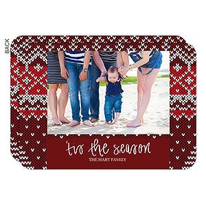 Tis The Season Premium Photo Holiday Card - Set of 15