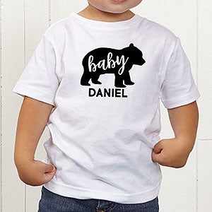 Baby Bear Personalized Toddler T-Shirt - Toddler 4T - Pink