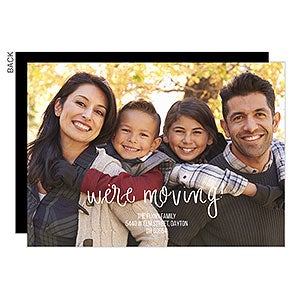 We're Moving Premium Holiday Card - Set of 15